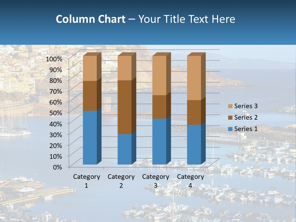Sea Sardegna Harbour PowerPoint Template