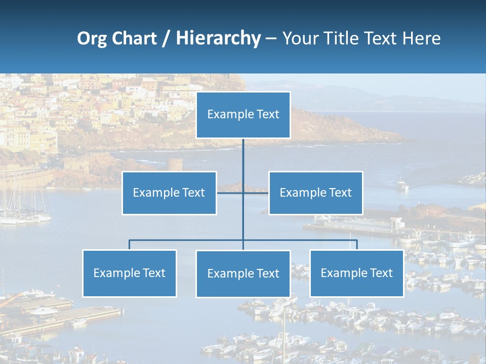 Sea Sardegna Harbour PowerPoint Template