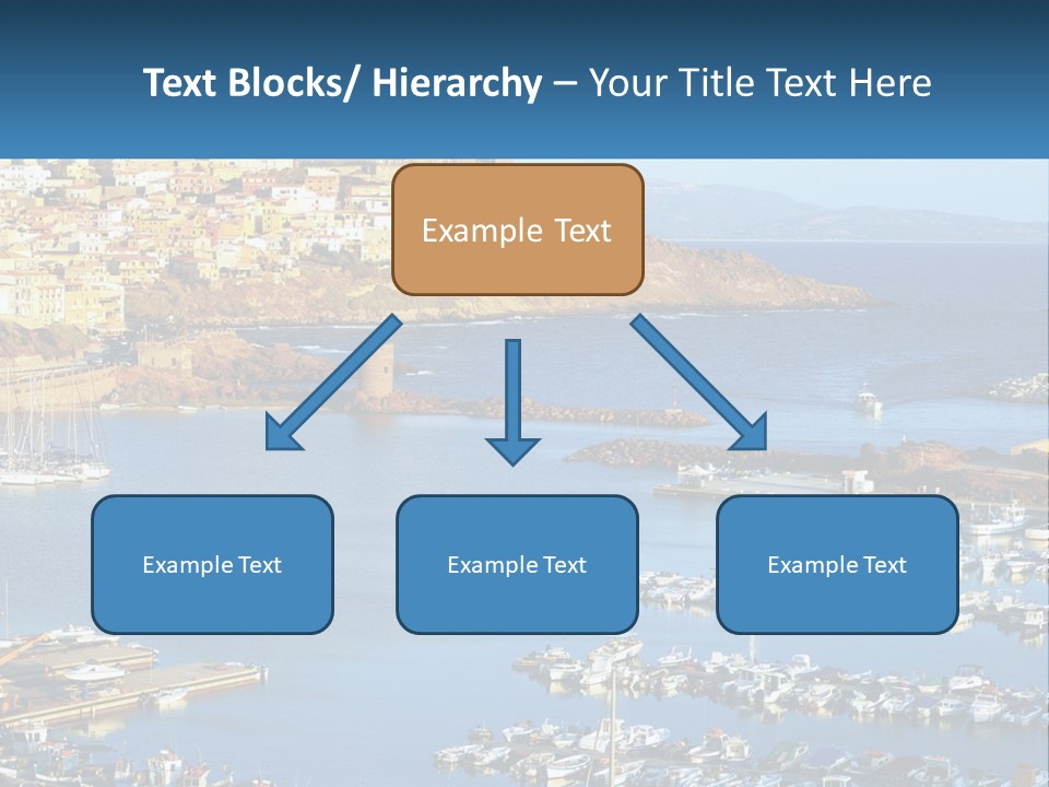 Sea Sardegna Harbour PowerPoint Template