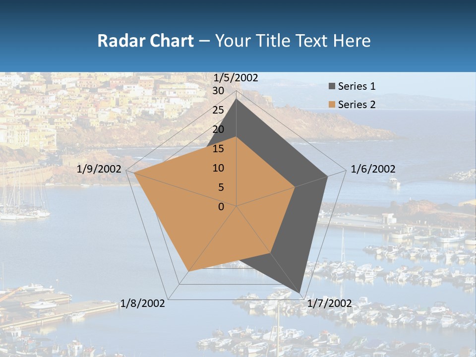 Sea Sardegna Harbour PowerPoint Template
