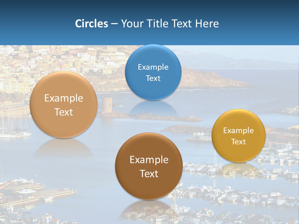 Sea Sardegna Harbour PowerPoint Template