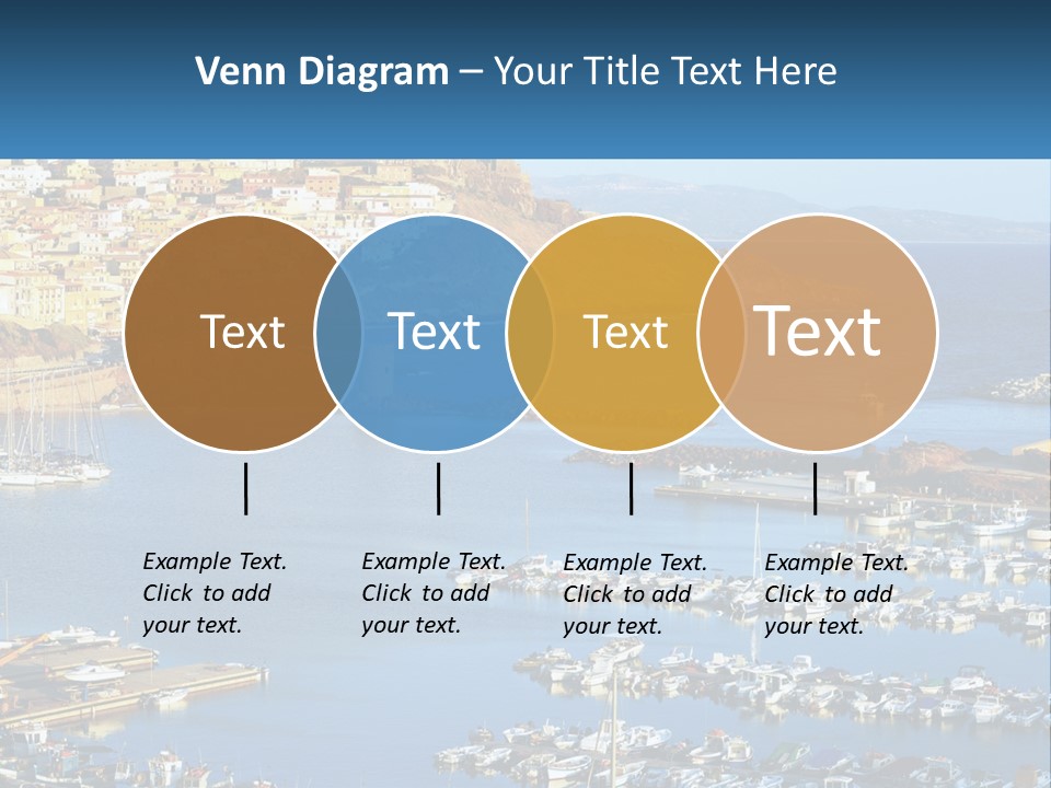 Sea Sardegna Harbour PowerPoint Template