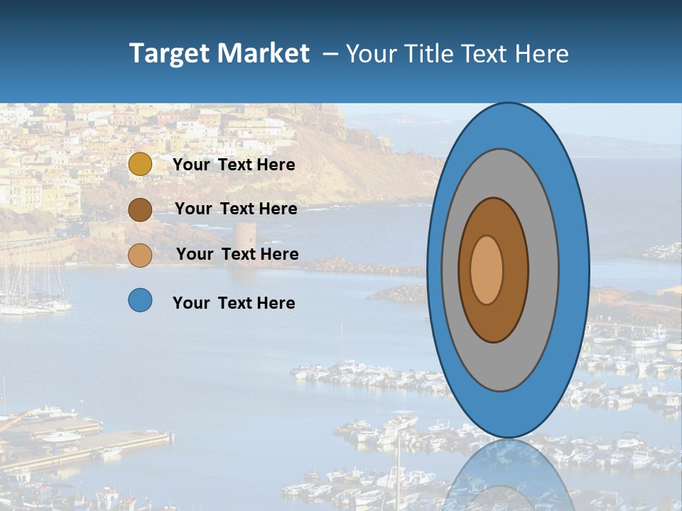 Sea Sardegna Harbour PowerPoint Template