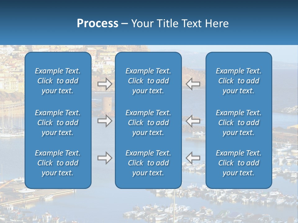 Sea Sardegna Harbour PowerPoint Template