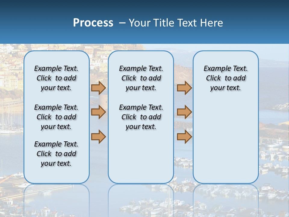 Sea Sardegna Harbour PowerPoint Template