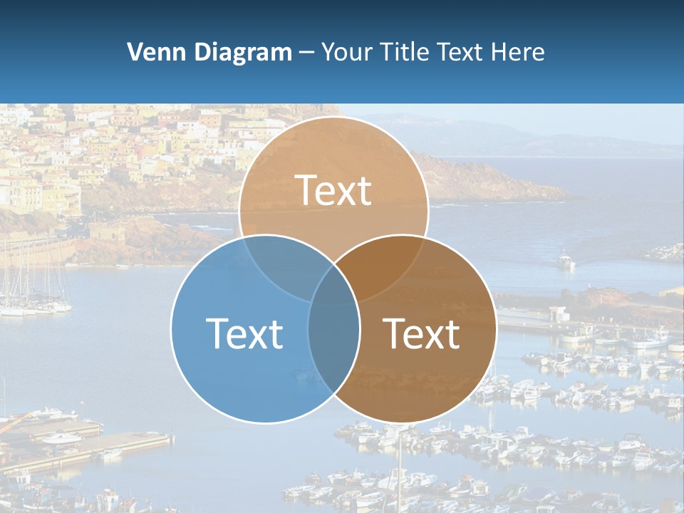 Sea Sardegna Harbour PowerPoint Template
