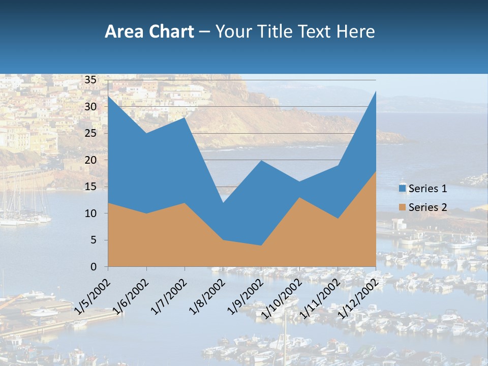 Sea Sardegna Harbour PowerPoint Template