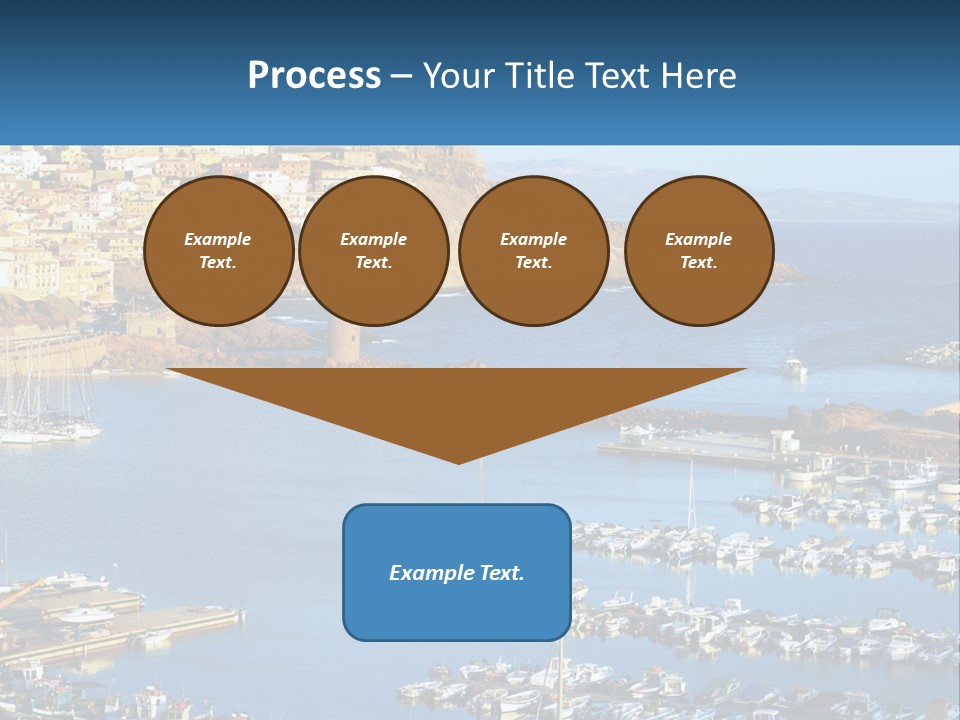 Sea Sardegna Harbour PowerPoint Template