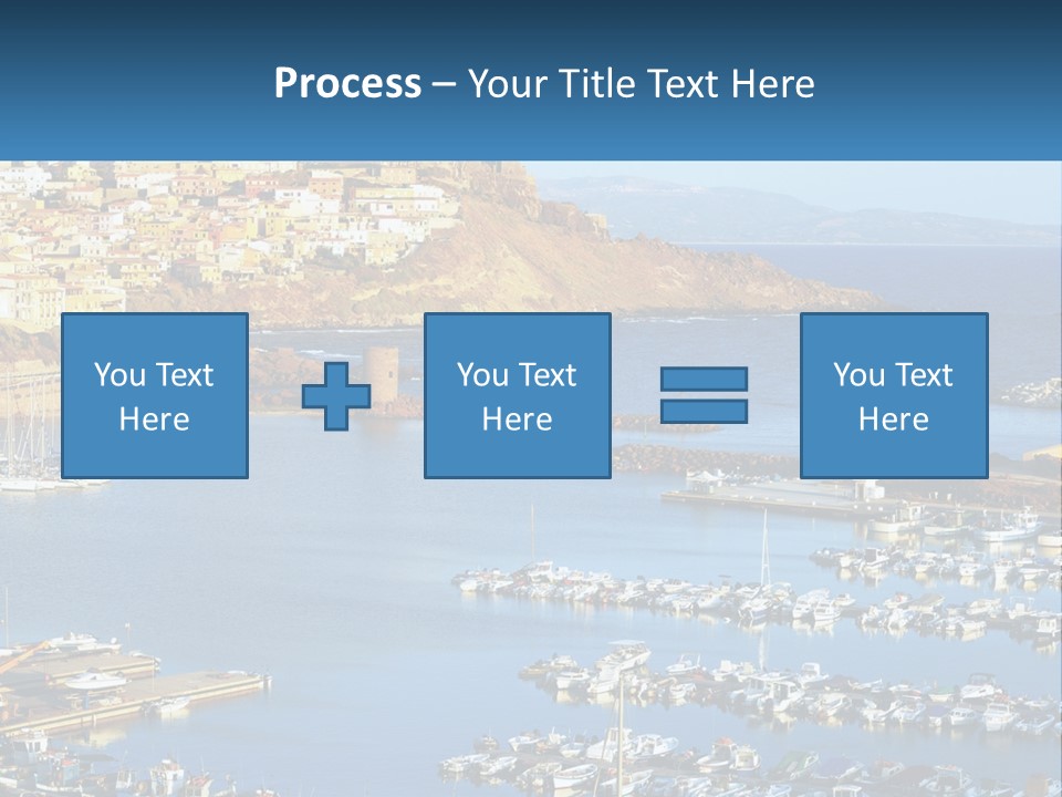 Sea Sardegna Harbour PowerPoint Template
