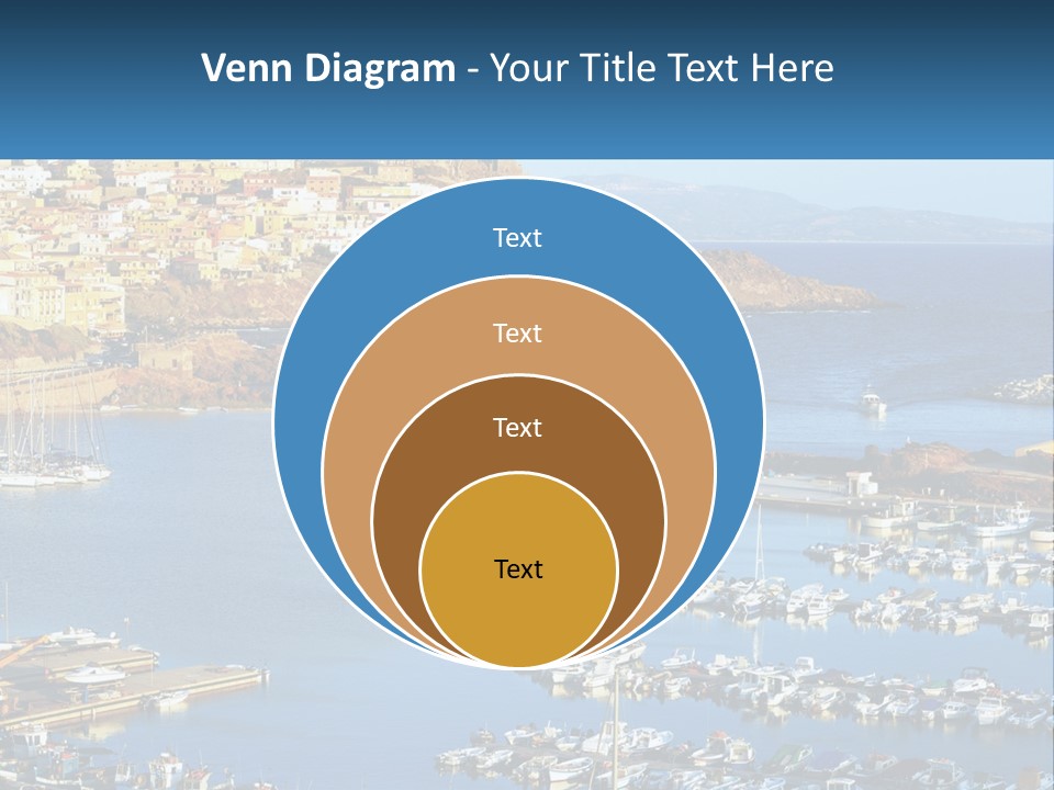 Sea Sardegna Harbour PowerPoint Template