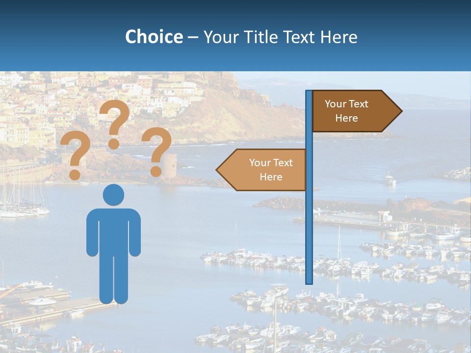 Sea Sardegna Harbour PowerPoint Template