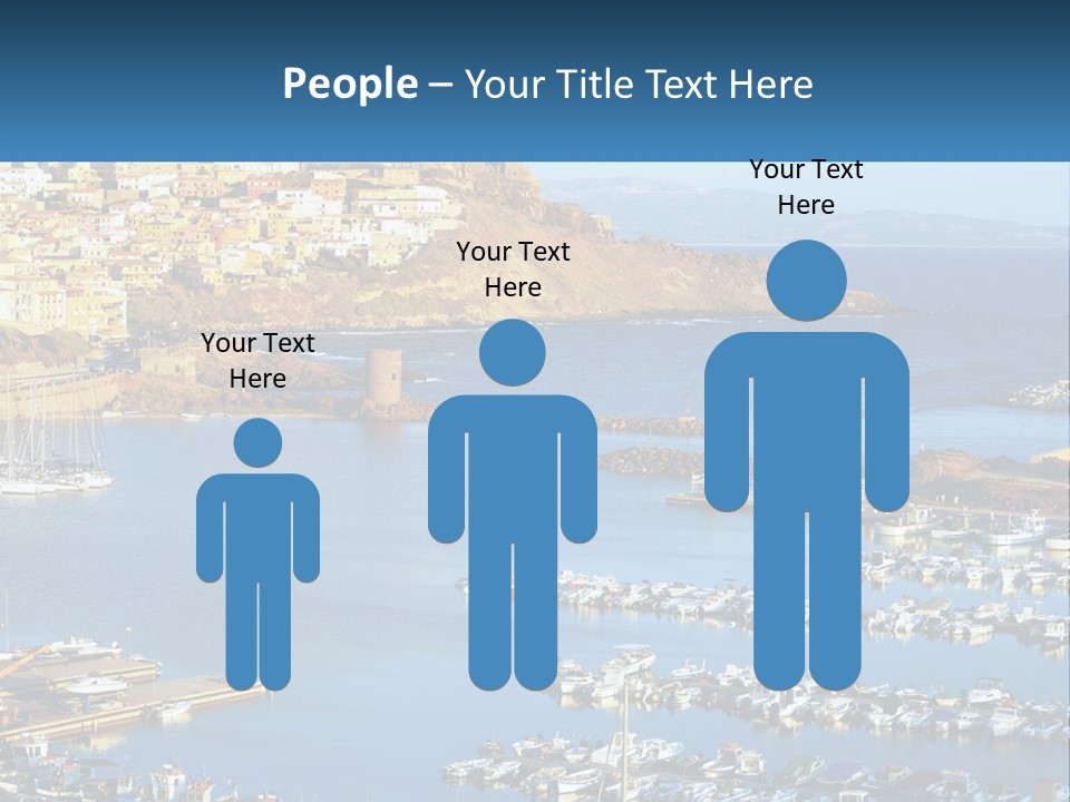 Sea Sardegna Harbour PowerPoint Template