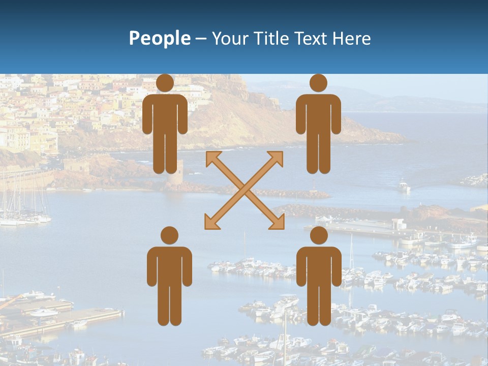 Sea Sardegna Harbour PowerPoint Template