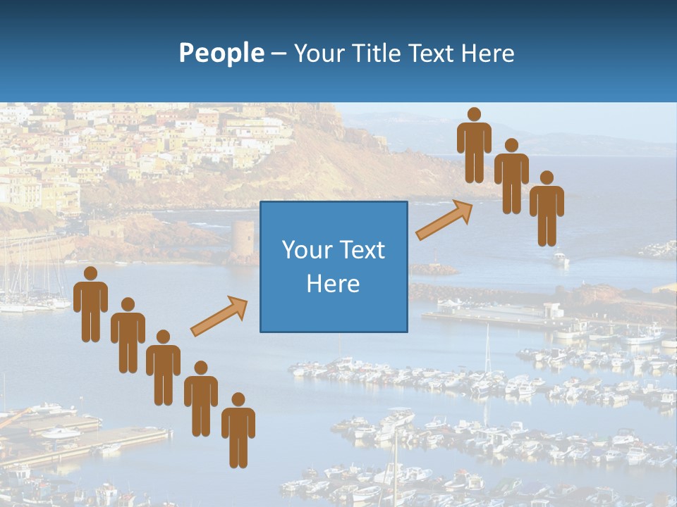 Sea Sardegna Harbour PowerPoint Template