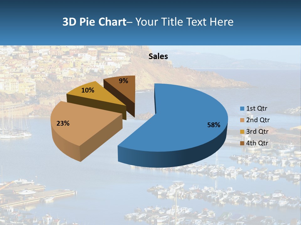 Sea Sardegna Harbour PowerPoint Template