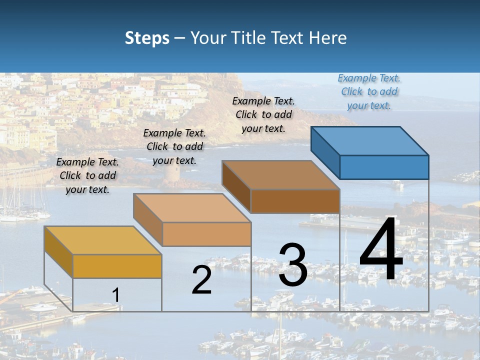 Sea Sardegna Harbour PowerPoint Template