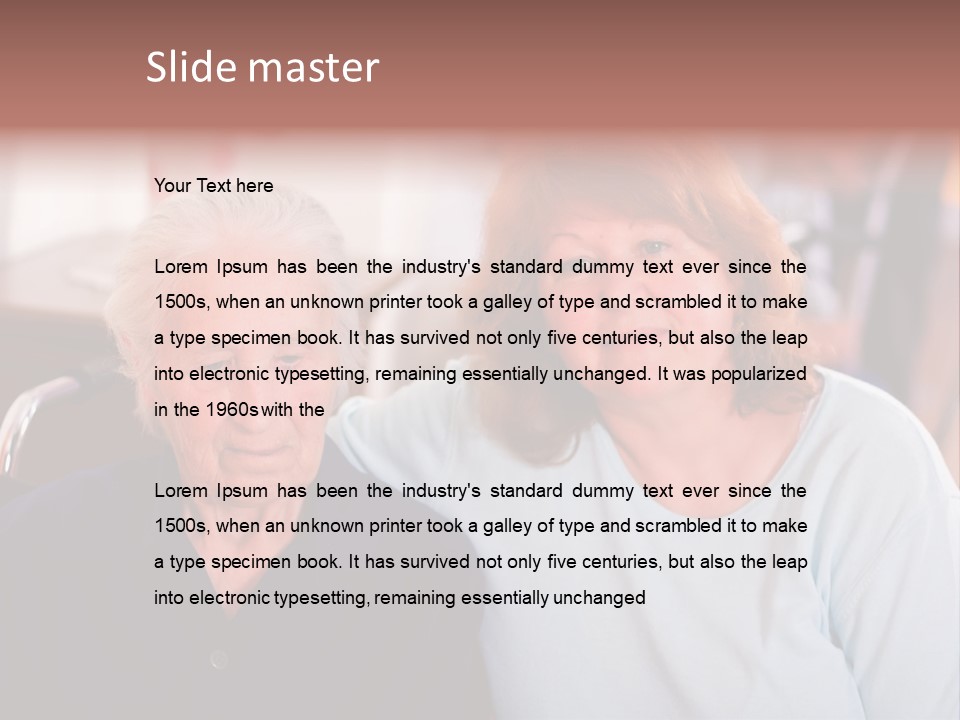 Carer Happiness Concern PowerPoint Template