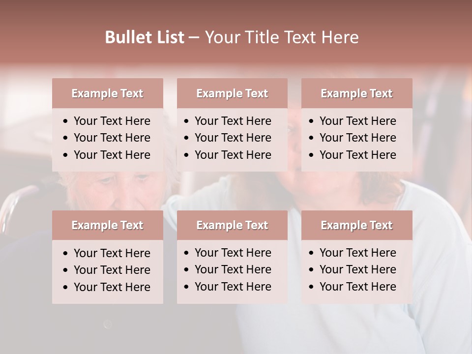 Carer Happiness Concern PowerPoint Template