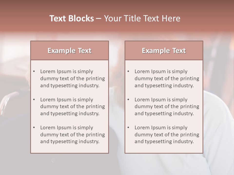 Carer Happiness Concern PowerPoint Template