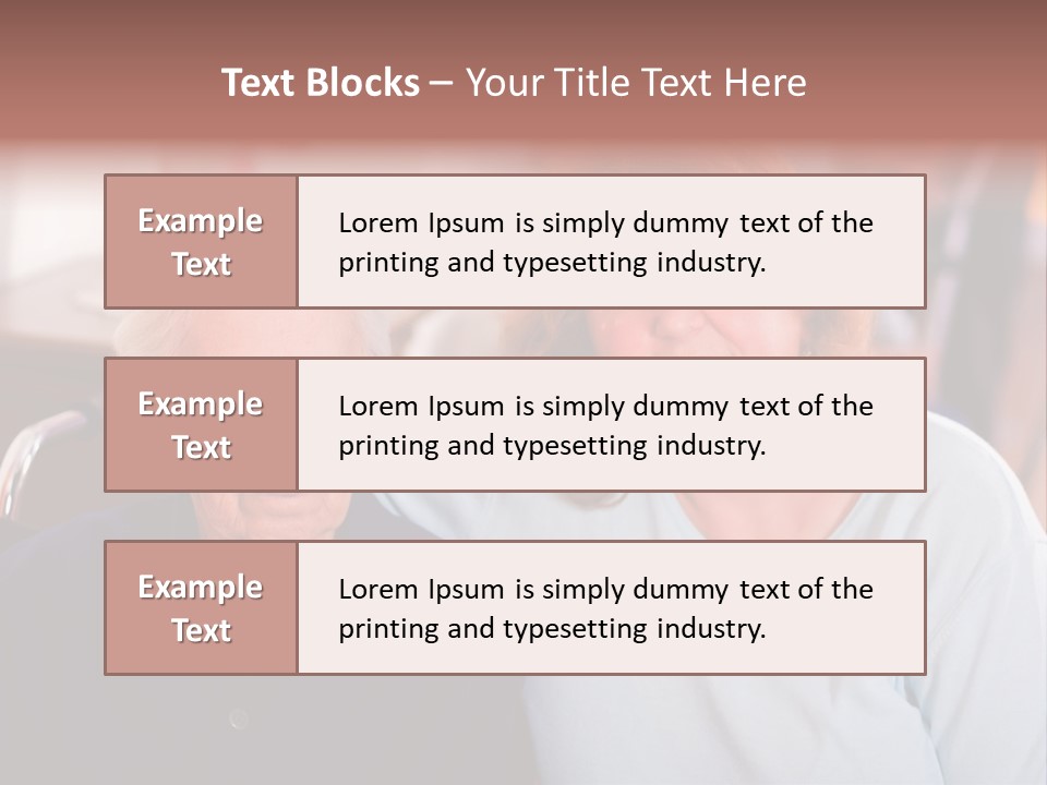 Carer Happiness Concern PowerPoint Template