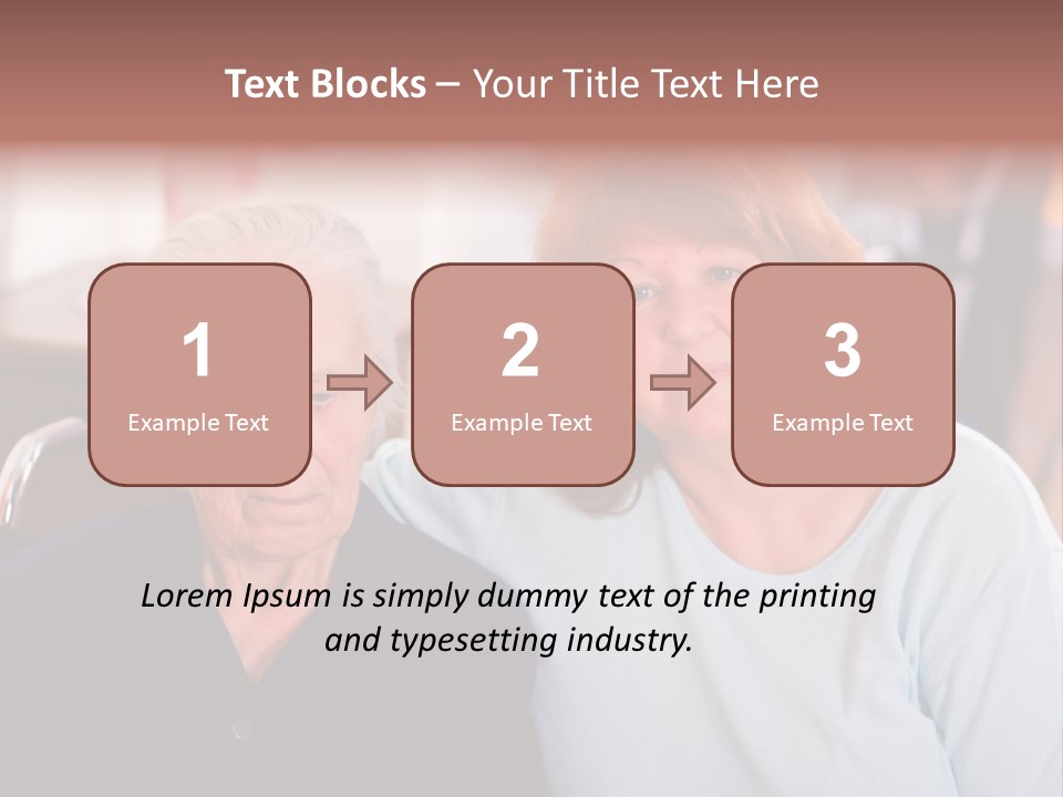 Carer Happiness Concern PowerPoint Template