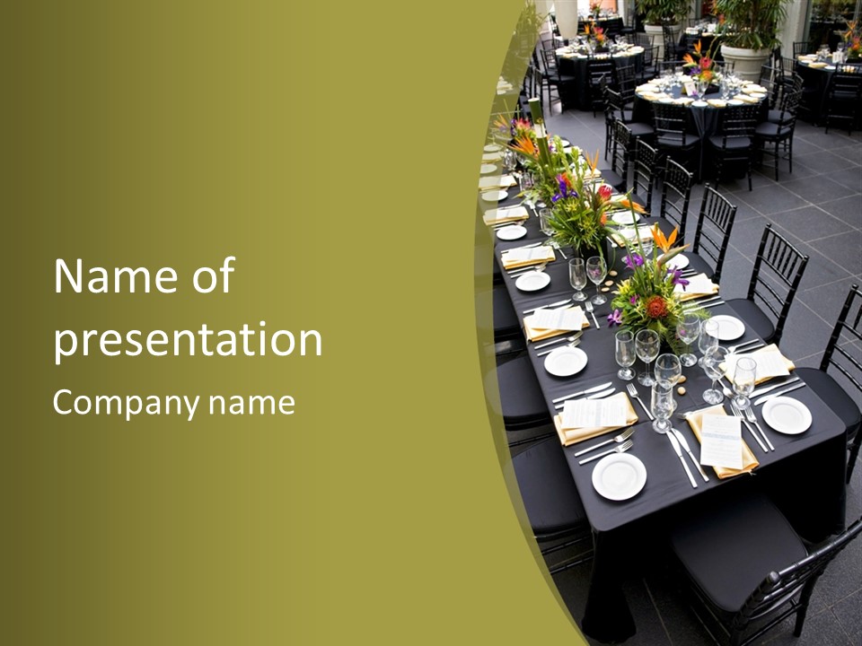 Cafe Ornate Corporate PowerPoint Template