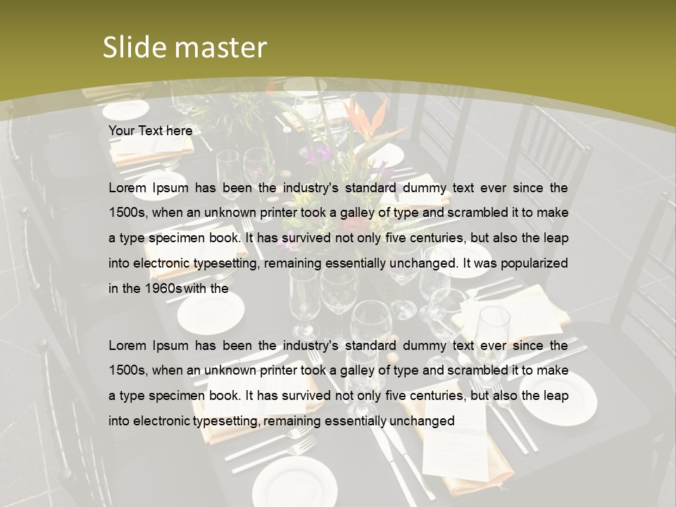 Cafe Ornate Corporate PowerPoint Template