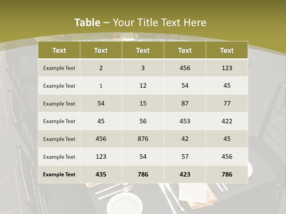 Cafe Ornate Corporate PowerPoint Template