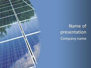 Energy Station Sun PowerPoint Template