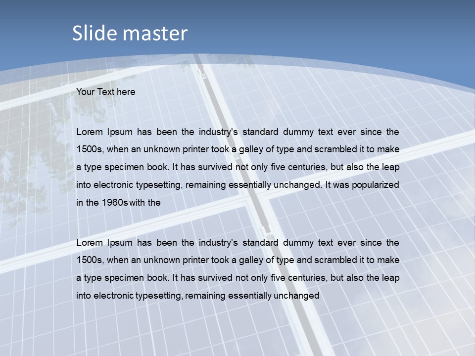 Energy Station Sun PowerPoint Template