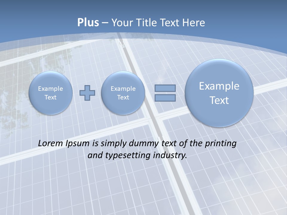 Energy Station Sun PowerPoint Template