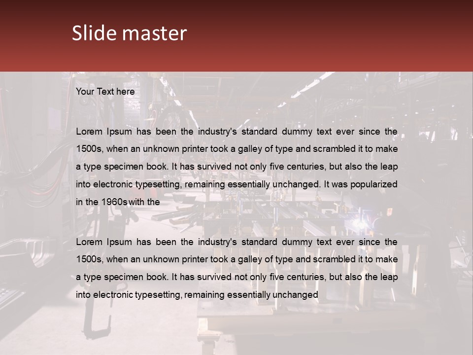 Tool Industry Construction PowerPoint Template