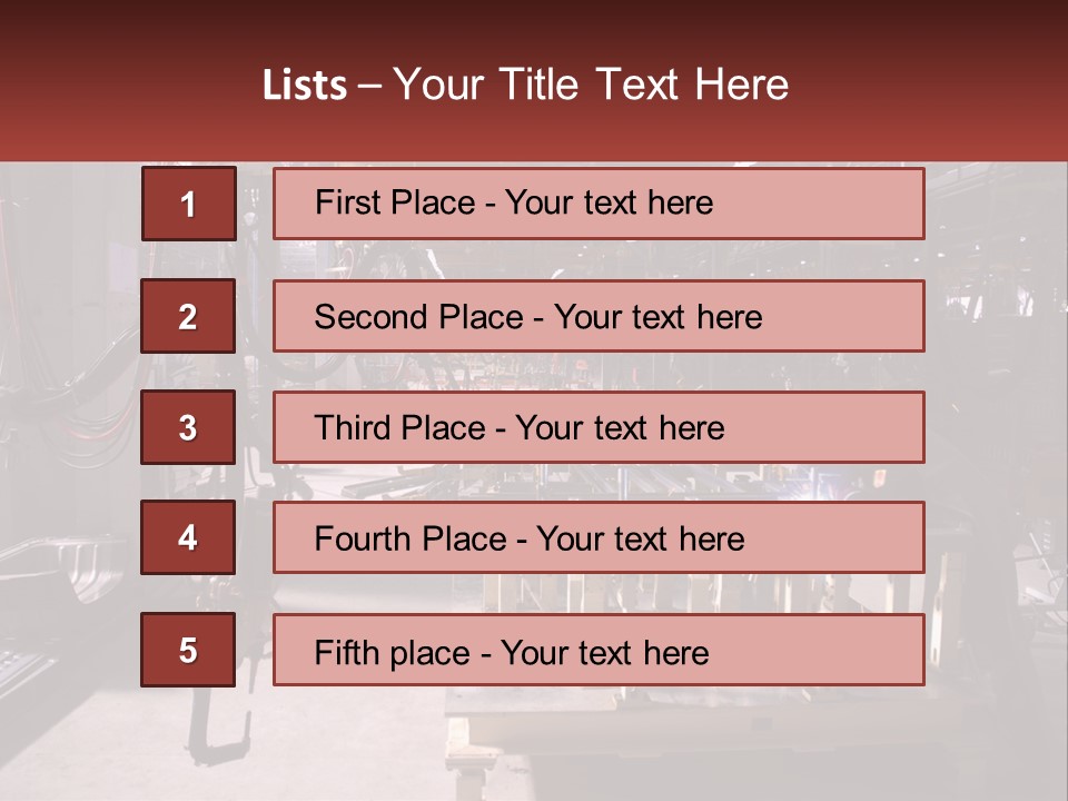 Tool Industry Construction PowerPoint Template
