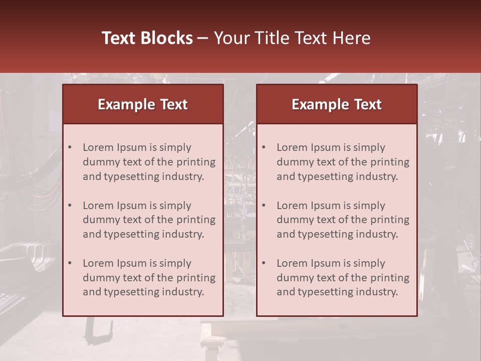 Tool Industry Construction PowerPoint Template
