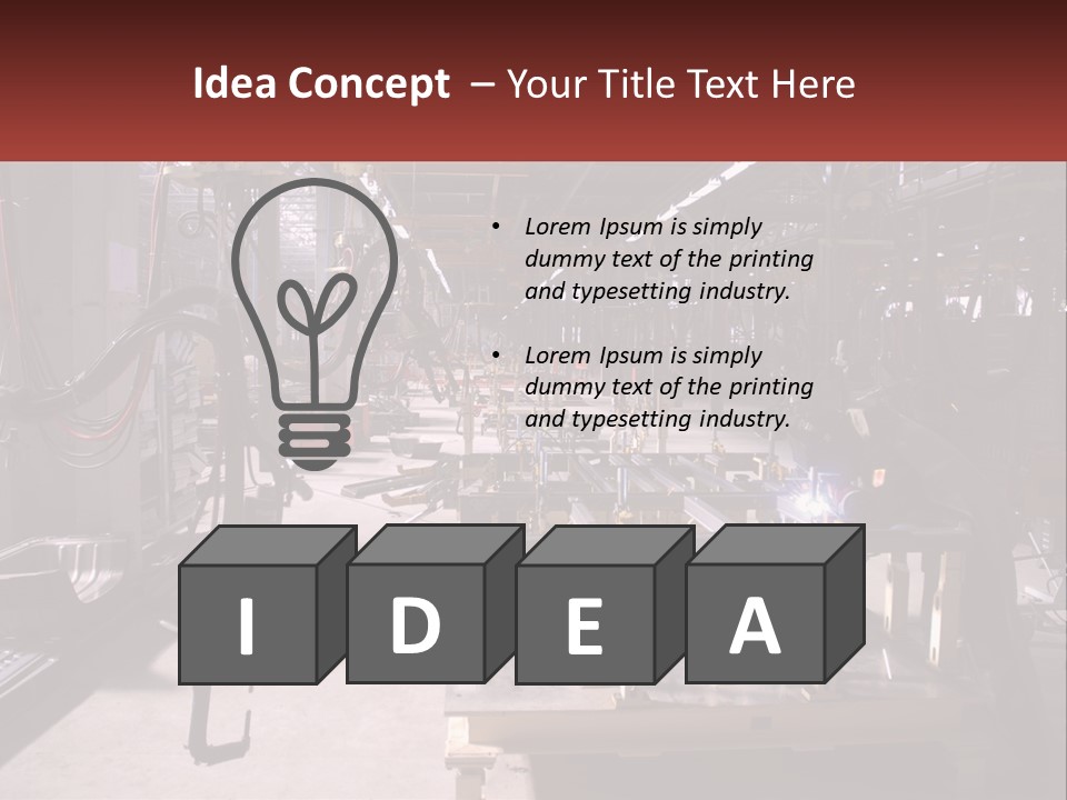 Tool Industry Construction PowerPoint Template