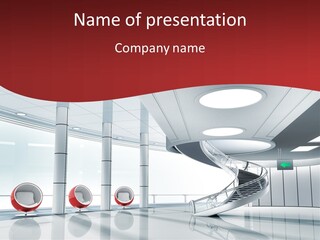 Perspective Light Empty PowerPoint Template