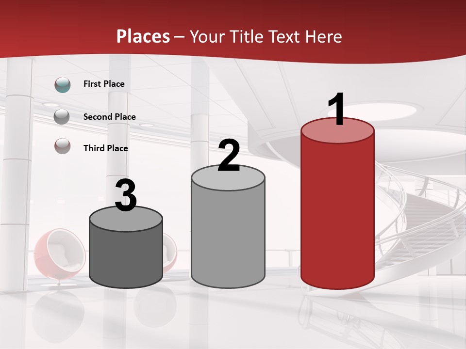 Perspective Light Empty PowerPoint Template