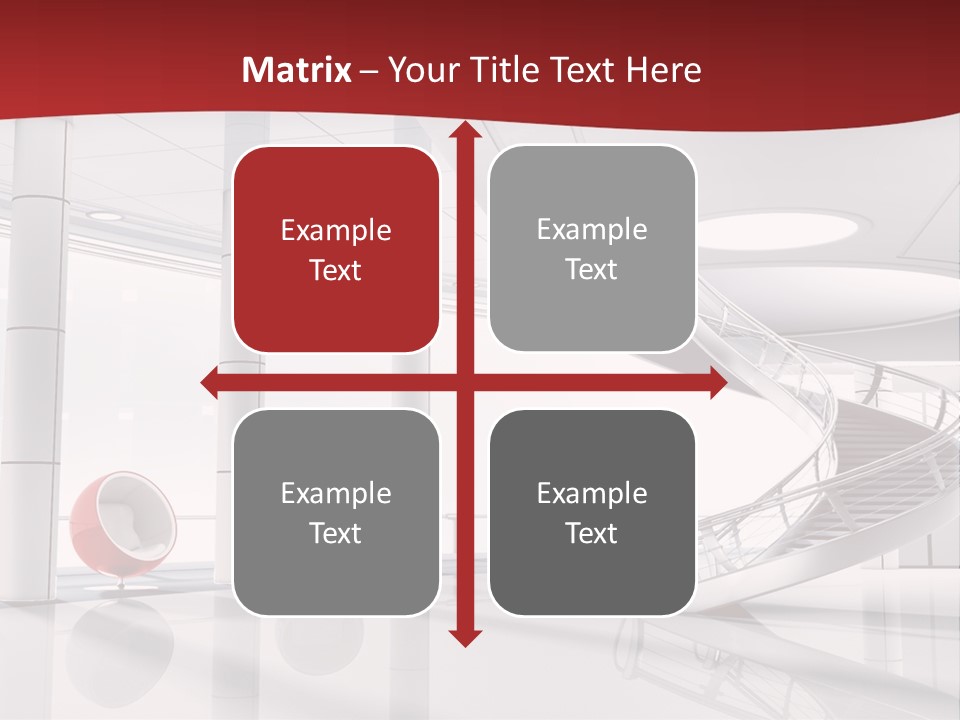 Perspective Light Empty PowerPoint Template