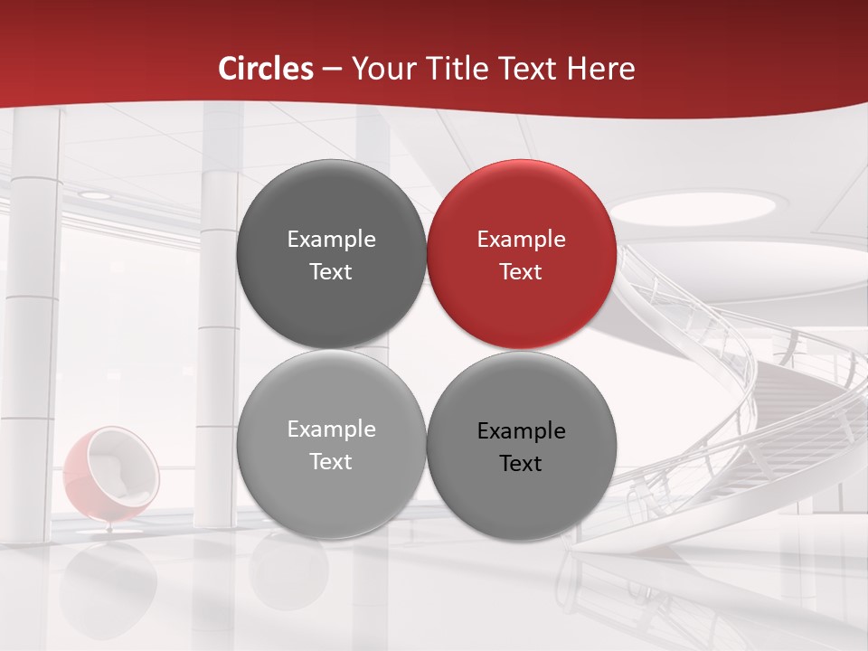 Perspective Light Empty PowerPoint Template