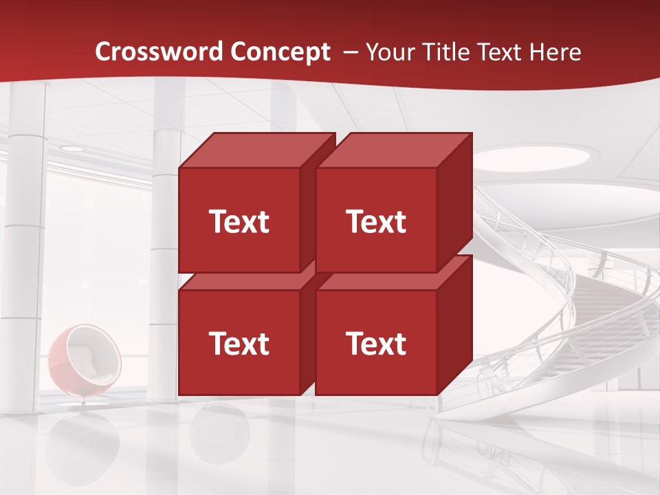 Perspective Light Empty PowerPoint Template