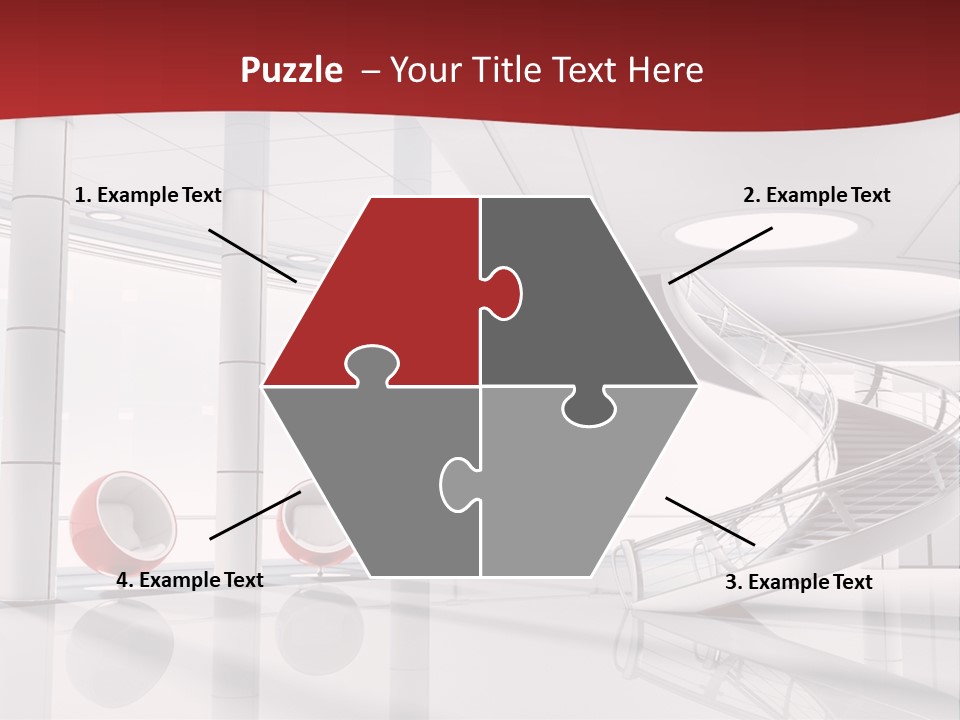 Perspective Light Empty PowerPoint Template