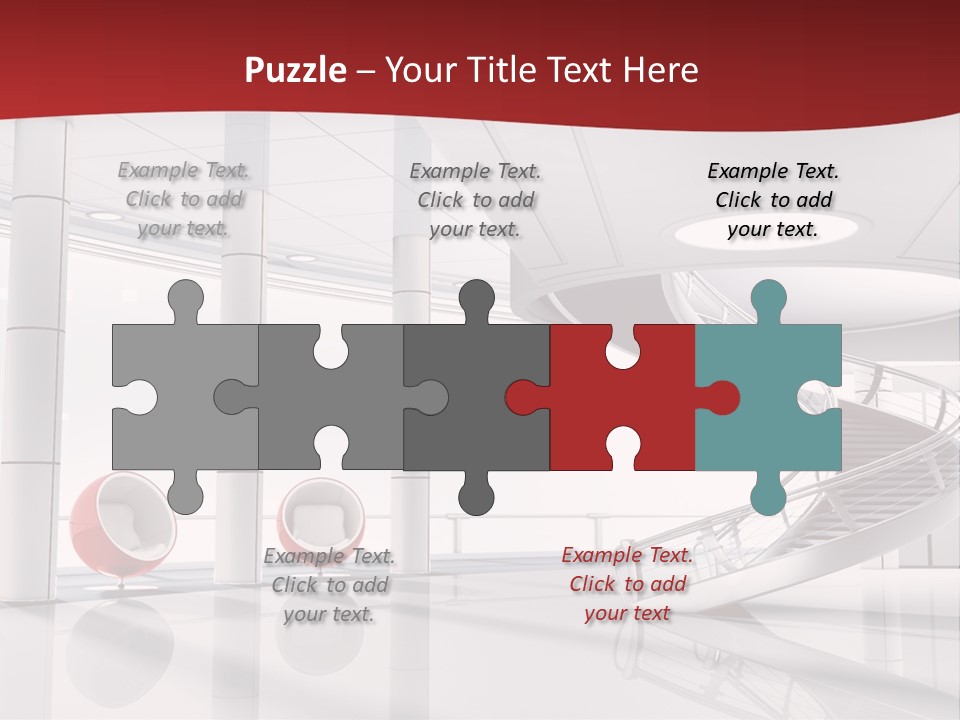 Perspective Light Empty PowerPoint Template