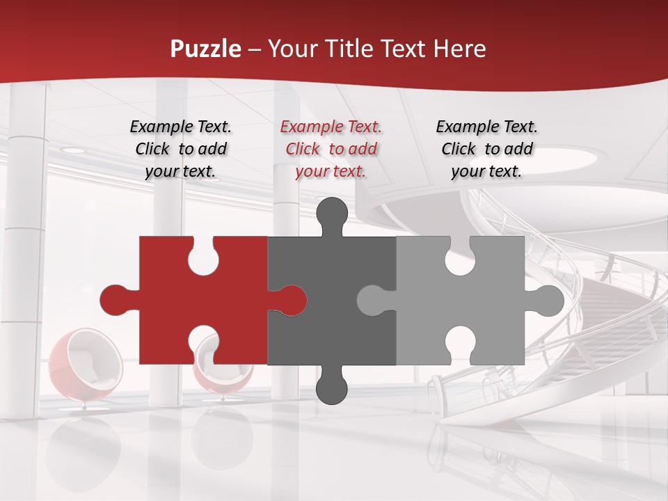 Perspective Light Empty PowerPoint Template