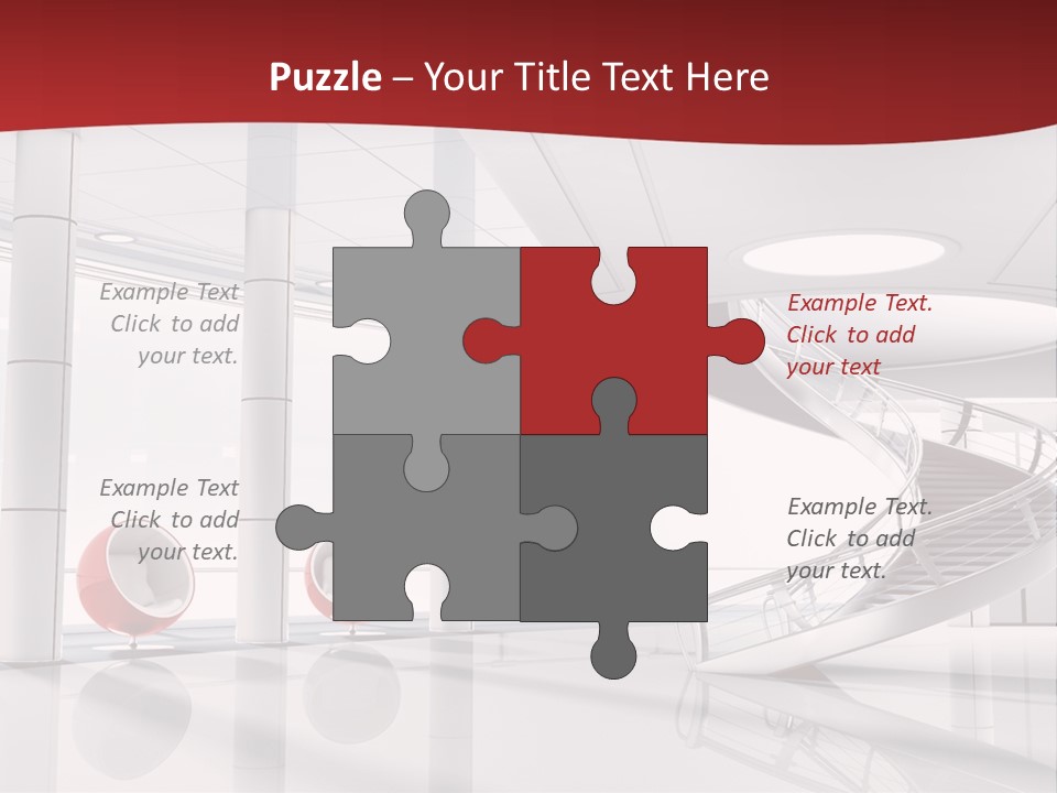 Perspective Light Empty PowerPoint Template