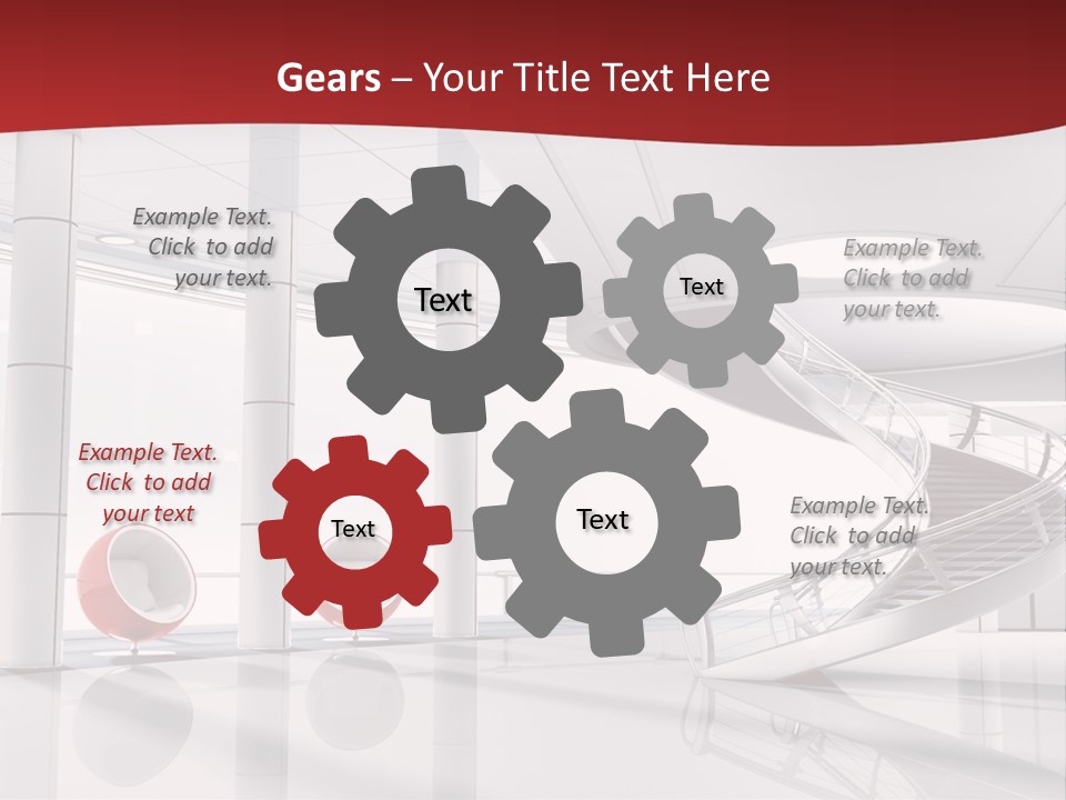 Perspective Light Empty PowerPoint Template