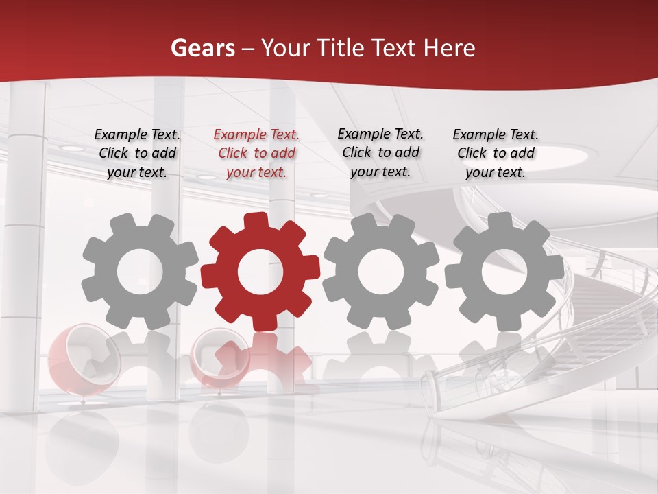 Perspective Light Empty PowerPoint Template