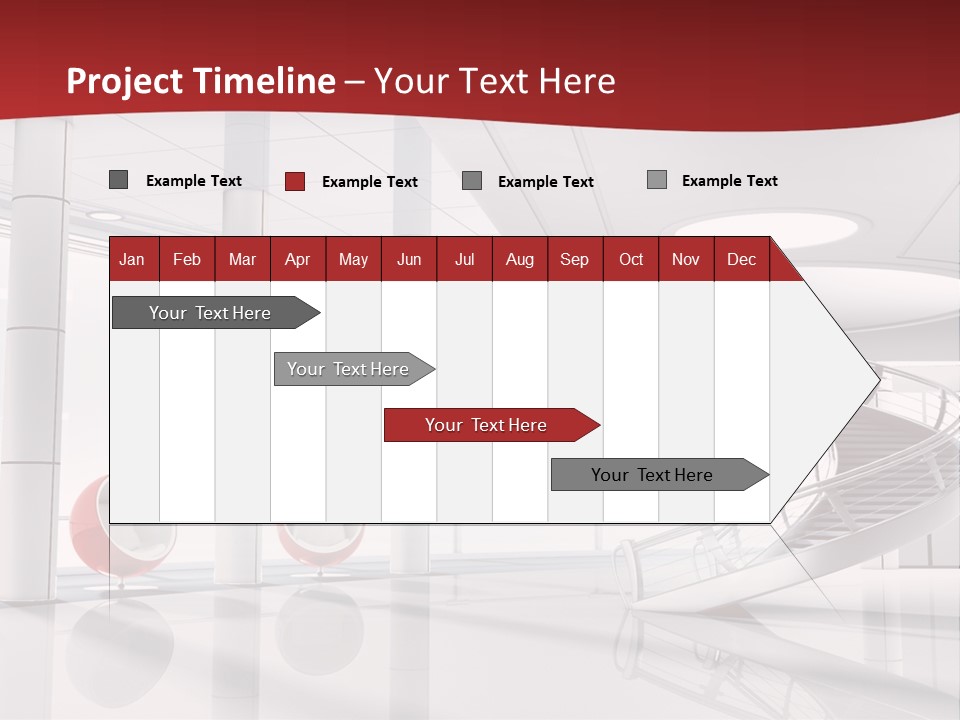Perspective Light Empty PowerPoint Template