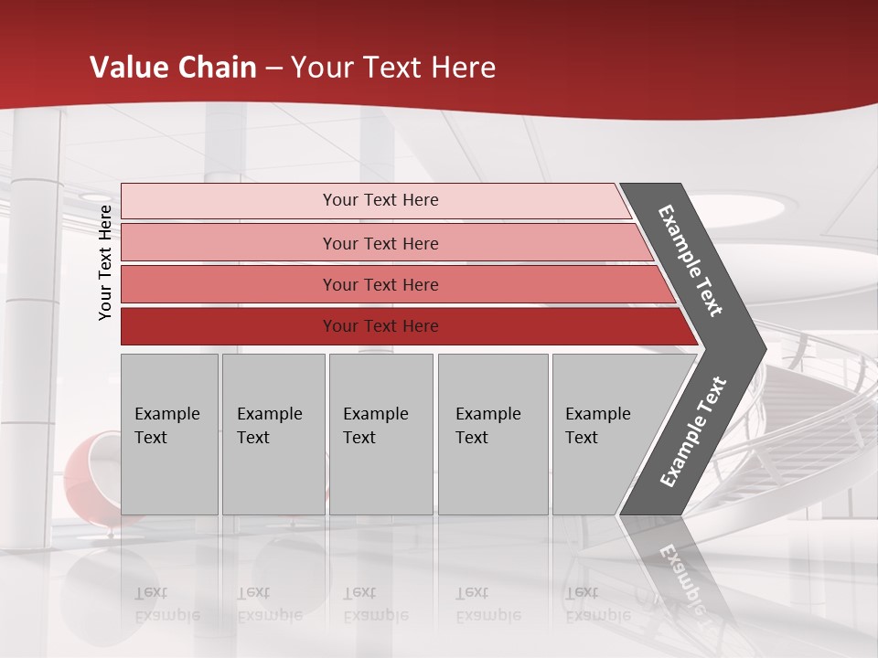 Perspective Light Empty PowerPoint Template