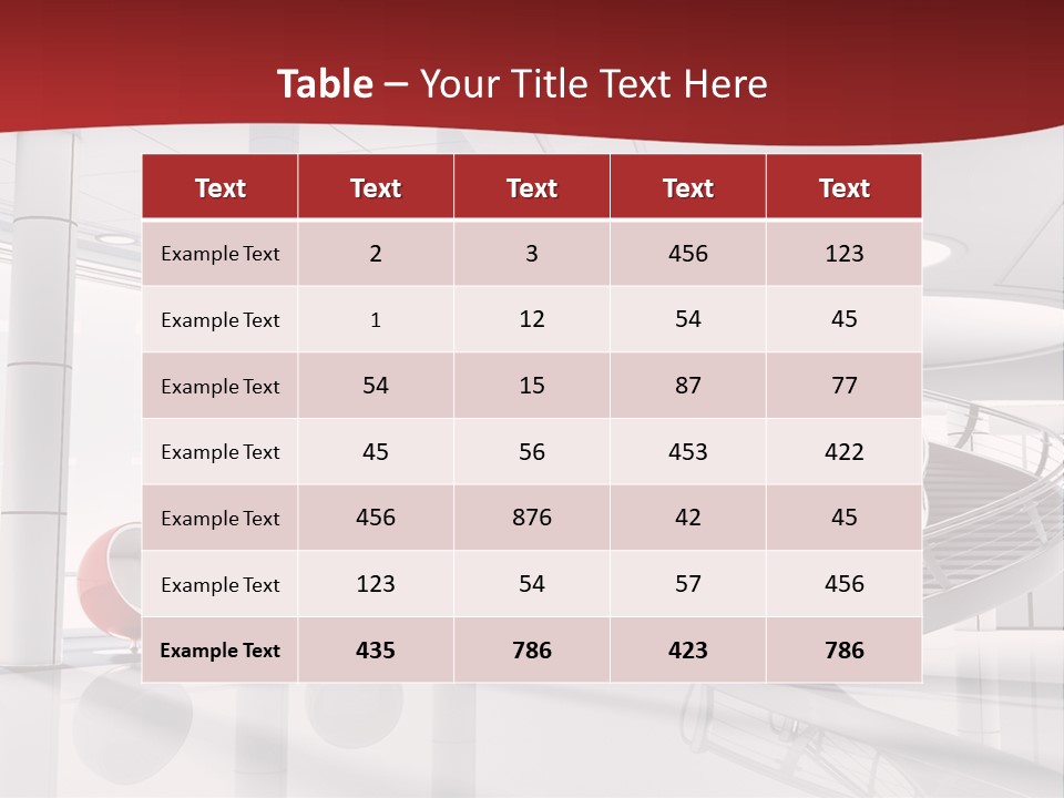 Perspective Light Empty PowerPoint Template