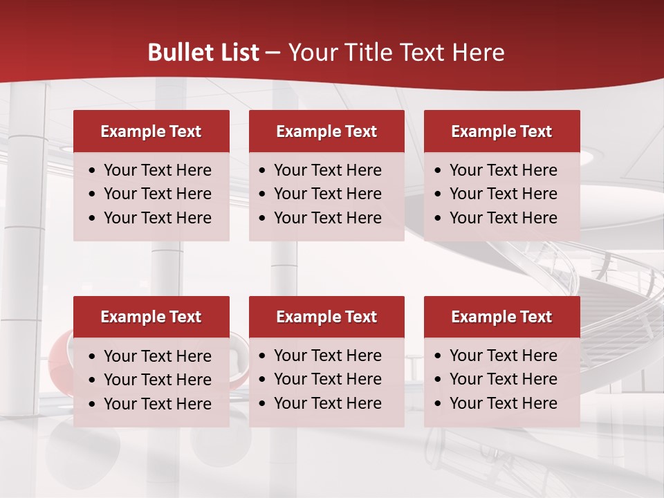 Perspective Light Empty PowerPoint Template